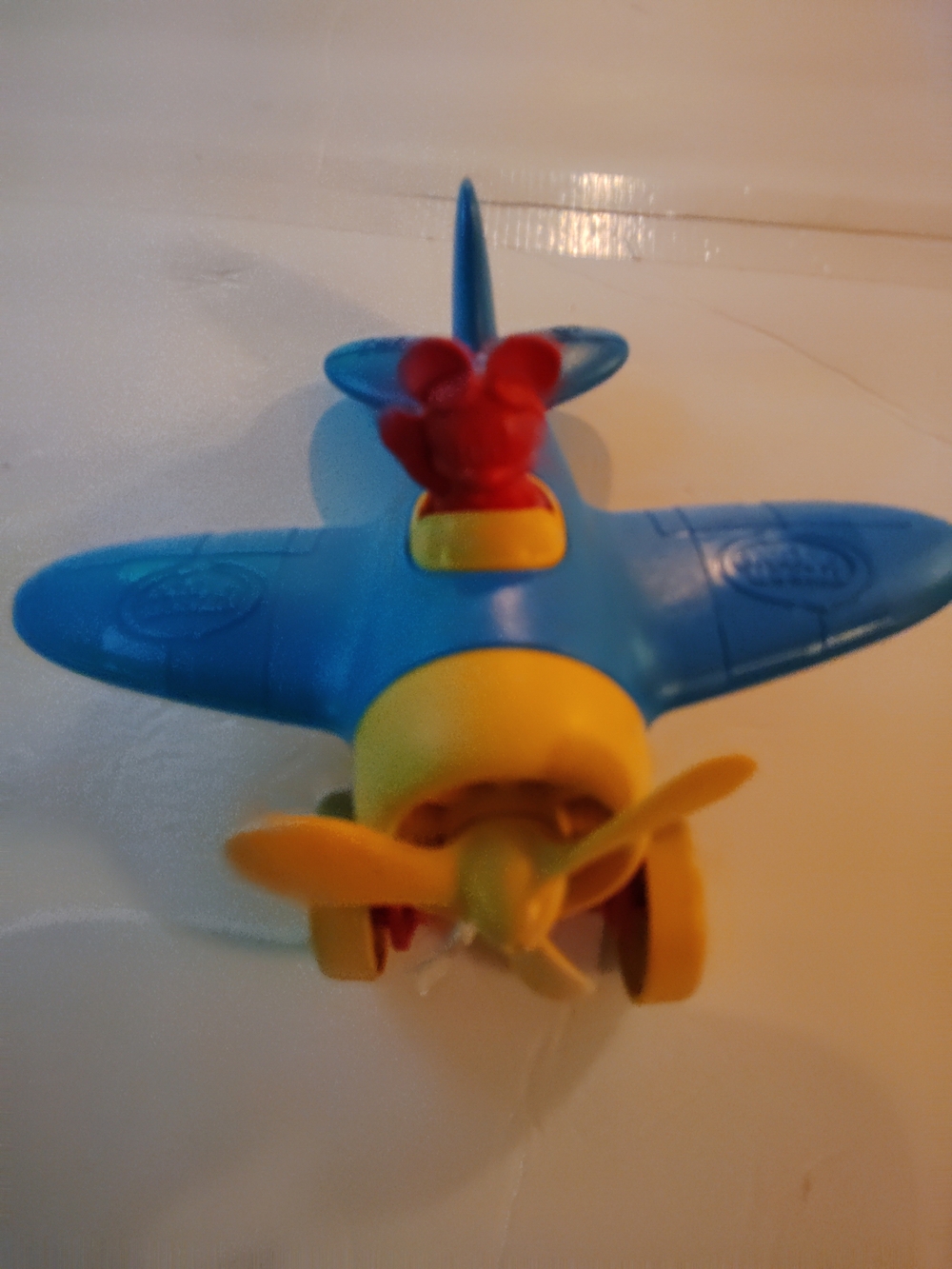 Mickey Mouse Green Toy Airplane